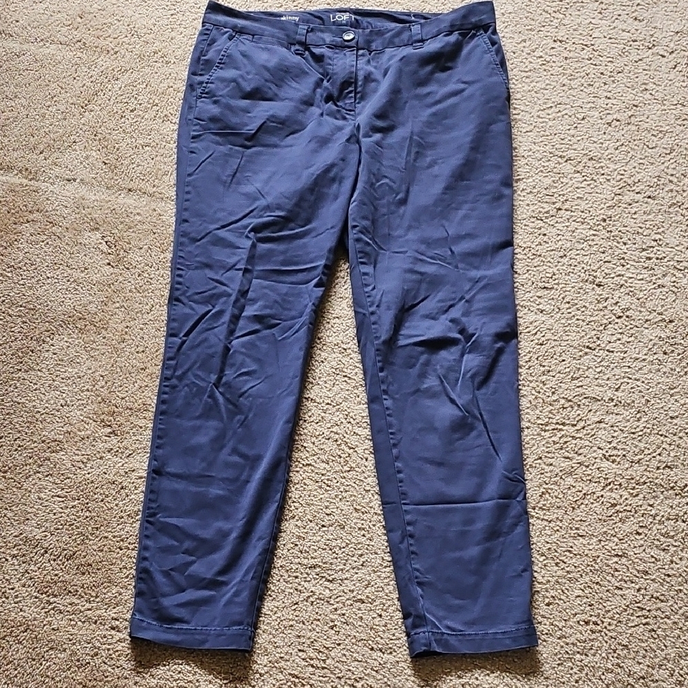 LOFT ANN TAYLOR Women's Comfy Blue Pants Size 12